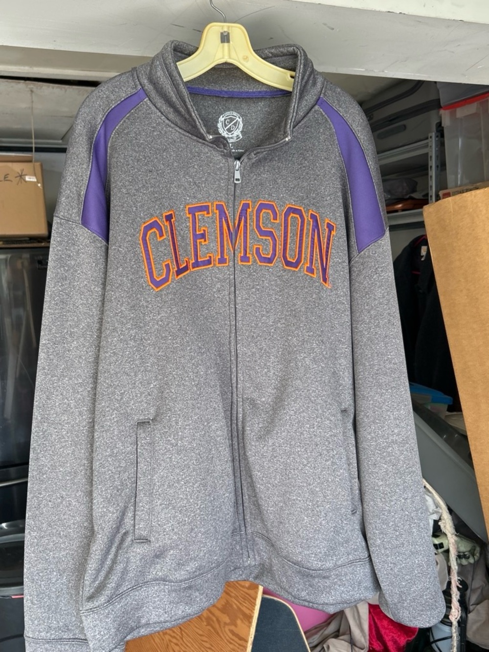 University of Clemson full zip sweatshirt size XL